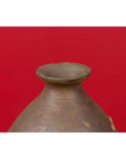 Japanese Meiji Period Early 20th Century Sake Bottle with Brown Patina-7. Asian & Chinese Furniture, Art, Antiques, Vintage Home Décor for sale at FEA Home
