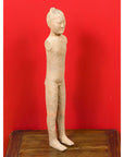 Chinese Western Han Dynasty Polychrome Sculpture with Original Polychromy-3. Asian & Chinese Furniture, Art, Antiques, Vintage Home Décor for sale at FEA Home