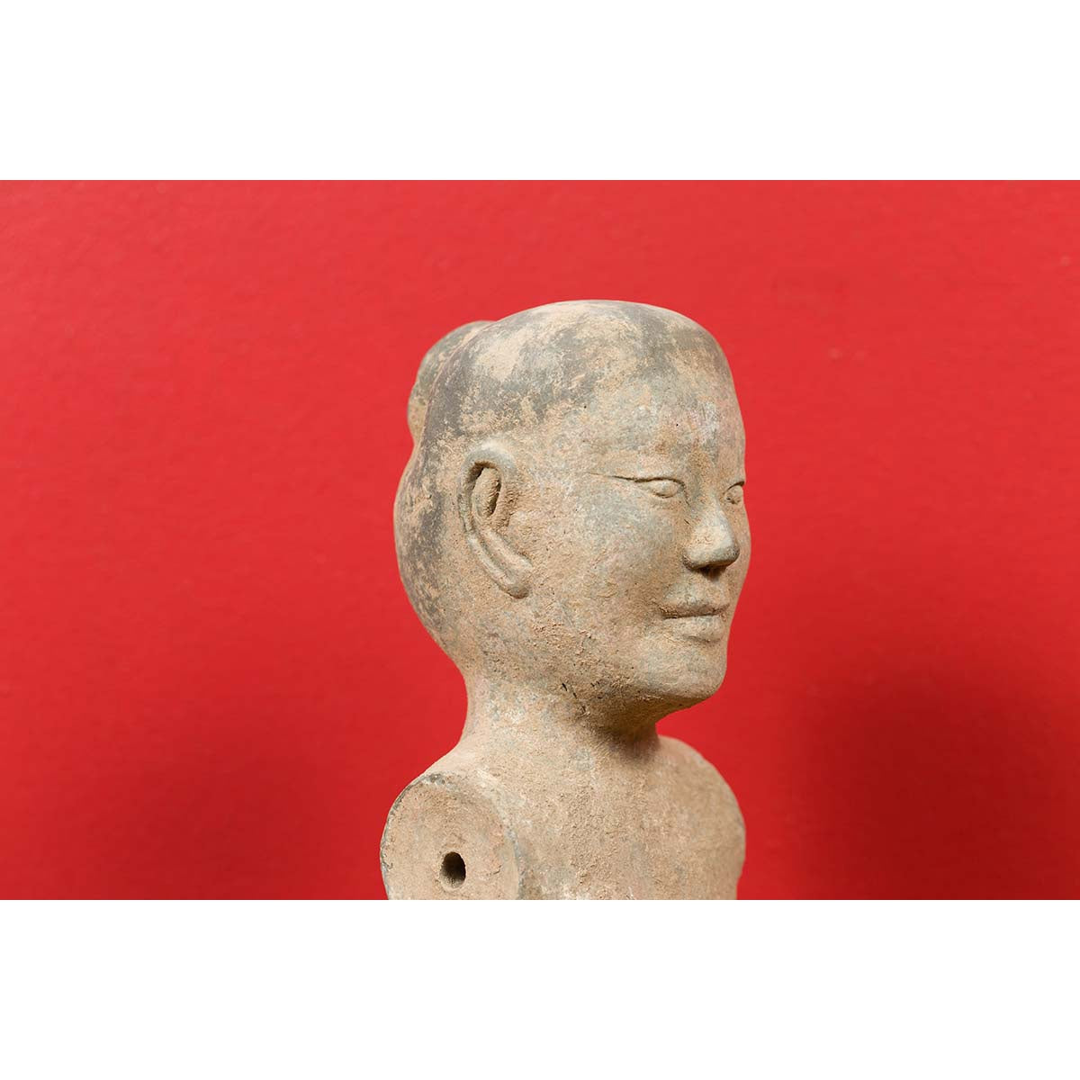 Western Han Dynasty 206 BC-24 AD Chinese Figuring with Original Polychromy-7. Asian & Chinese Furniture, Art, Antiques, Vintage Home Décor for sale at FEA Home
