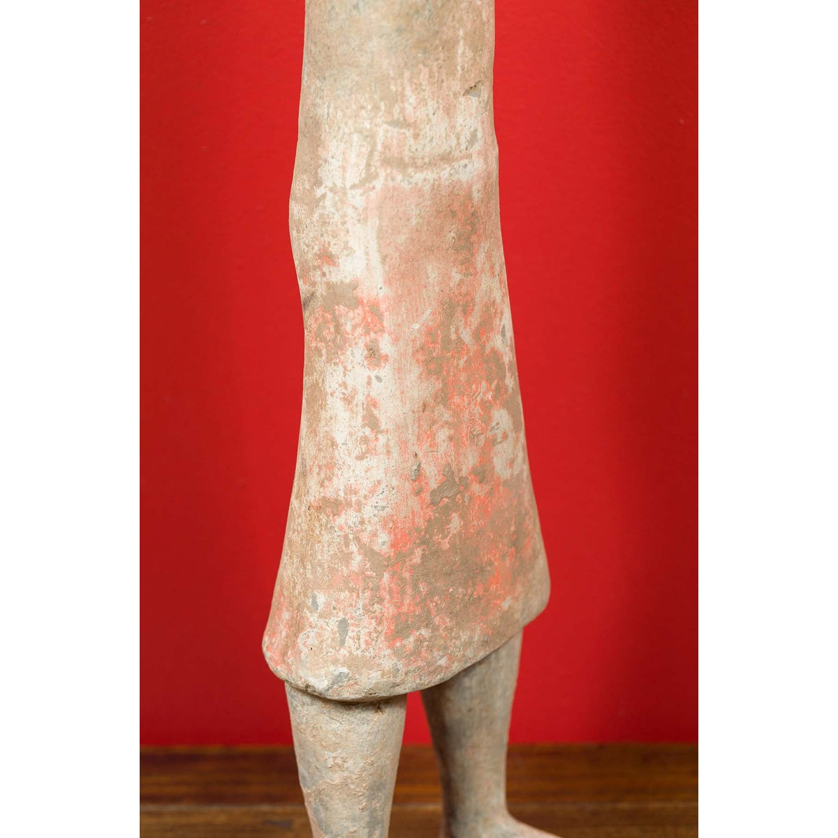Western Han Dynasty 206 BC-24 AD Chinese Figuring with Original Polychromy-8. Asian & Chinese Furniture, Art, Antiques, Vintage Home Décor for sale at FEA Home