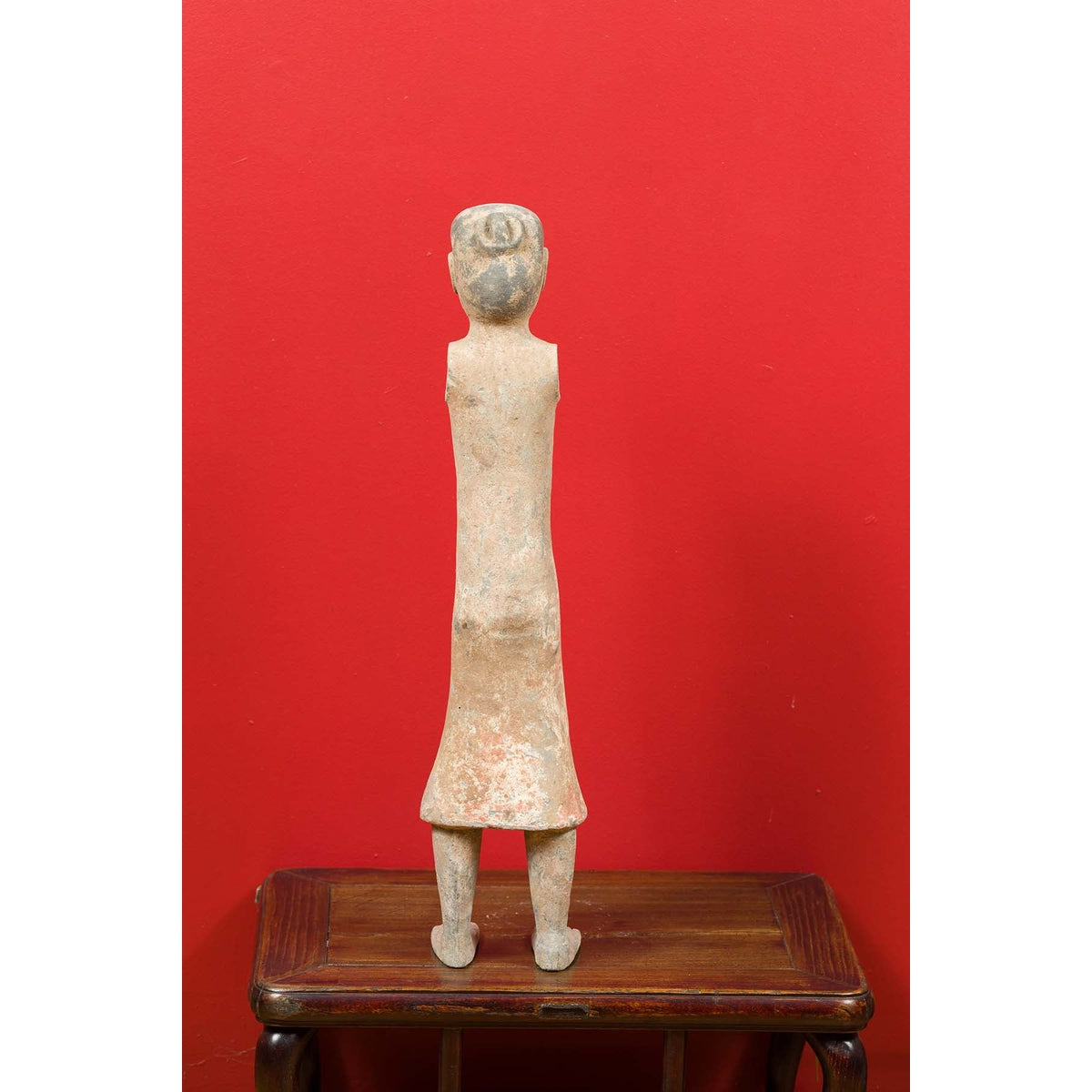 Western Han Dynasty 206 BC-24 AD Chinese Figuring with Original Polychromy-11. Asian & Chinese Furniture, Art, Antiques, Vintage Home Décor for sale at FEA Home