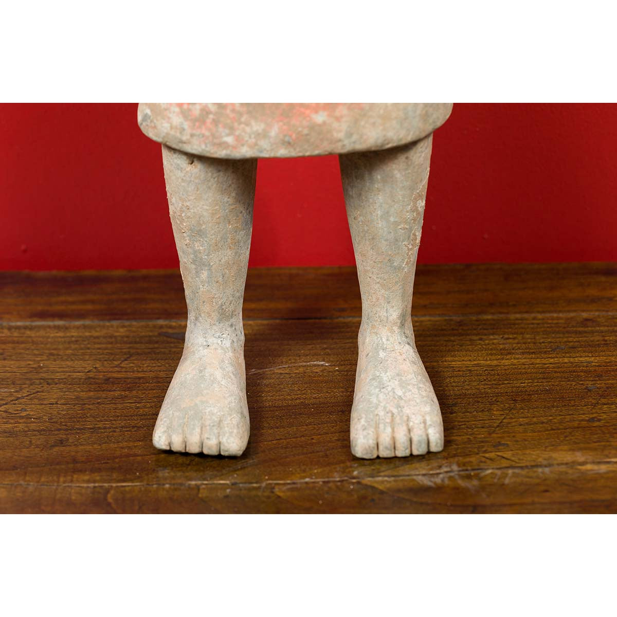 Western Han Dynasty 206 BC-24 AD Chinese Figuring with Original Polychromy-5. Asian & Chinese Furniture, Art, Antiques, Vintage Home Décor for sale at FEA Home