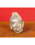 Chinese Antique Painted Terracotta Head with Traces of Original Polychromy-15. Asian & Chinese Furniture, Art, Antiques, Vintage Home Décor for sale at FEA Home