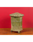 Petit Chinese Ming Dynasty 17th Century Terracotta Granary with Verdigris Patina-11. Asian & Chinese Furniture, Art, Antiques, Vintage Home Décor for sale at FEA Home