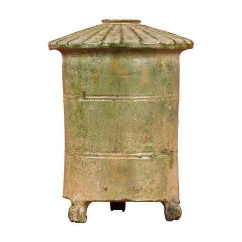 Petit Chinese Ming Dynasty 17th Century Terracotta Granary with Verdigris Patina-YN6942-1. Asian & Chinese Furniture, Art, Antiques, Vintage Home Décor for sale at FEA Home