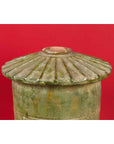 Petit Chinese Ming Dynasty 17th Century Terracotta Granary with Verdigris Patina-5. Asian & Chinese Furniture, Art, Antiques, Vintage Home Décor for sale at FEA Home