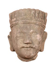Chinese Qing Dynasty Period 19th Century Carved Head Sculpture of an Official-1. Asian & Chinese Furniture, Art, Antiques, Vintage Home Décor for sale at FEA Home
