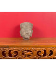 Chinese Qing Dynasty Period 19th Century Carved Head Sculpture of an Official-3. Asian & Chinese Furniture, Art, Antiques, Vintage Home Décor for sale at FEA Home