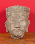 Chinese Qing Dynasty Period 19th Century Carved Head Sculpture of an Official-2. Asian & Chinese Furniture, Art, Antiques, Vintage Home Décor for sale at FEA Home