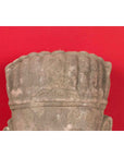 Chinese Qing Dynasty Period 19th Century Carved Head Sculpture of an Official-4. Asian & Chinese Furniture, Art, Antiques, Vintage Home Décor for sale at FEA Home