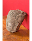 Chinese Qing Dynasty Period 19th Century Carved Head Sculpture of an Official-7. Asian & Chinese Furniture, Art, Antiques, Vintage Home Décor for sale at FEA Home