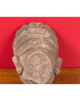 Chinese Qing Dynasty Period 19th Century Carved Head Sculpture of an Official-10. Asian & Chinese Furniture, Art, Antiques, Vintage Home Décor for sale at FEA Home