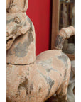 Large Chinese Han Dynasty Period Terracotta Horse, circa 202 BC-200 AD-9. Asian & Chinese Furniture, Art, Antiques, Vintage Home Décor for sale at FEA Home