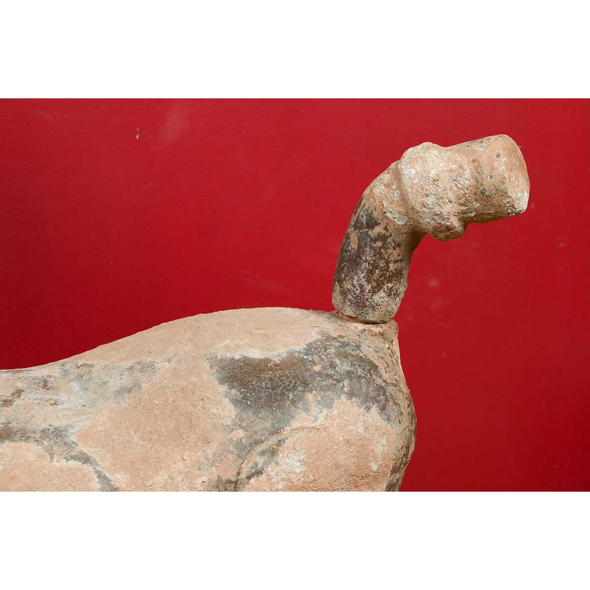 Large Chinese Han Dynasty Period Terracotta Horse, circa 202 BC-200 AD-5. Asian & Chinese Furniture, Art, Antiques, Vintage Home Décor for sale at FEA Home