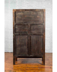 Chinese 19th Century Qing Dynasty Period Elmwood Cabinet with Doors and Drawers-10. Asian & Chinese Furniture, Art, Antiques, Vintage Home Décor for sale at FEA Home