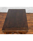 Chinese Qing Dynasty Elm Wine Table with Humpbacked Apron and Carved Spandrels-11. Asian & Chinese Furniture, Art, Antiques, Vintage Home Décor for sale at FEA Home