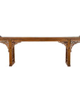 Chinese Shandong Province Early 20th Century Long Elm Altar Console Table-1. Asian & Chinese Furniture, Art, Antiques, Vintage Home Décor for sale at FEA Home