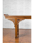 Chinese Shandong Province Early 20th Century Long Elm Altar Console Table-6. Asian & Chinese Furniture, Art, Antiques, Vintage Home Décor for sale at FEA Home