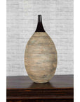 Northern Thai Chiang Mai Contemporary Textured Vase from the Prem Collection-9. Asian & Chinese Furniture, Art, Antiques, Vintage Home Décor for sale at FEA Home