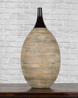 Northern Thai Chiang Mai Contemporary Textured Vase from the Prem Collection-3. Asian & Chinese Furniture, Art, Antiques, Vintage Home Décor for sale at FEA Home