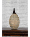 Northern Thai Chiang Mai Contemporary Textured Vase from the Prem Collection-4. Asian & Chinese Furniture, Art, Antiques, Vintage Home Décor for sale at FEA Home