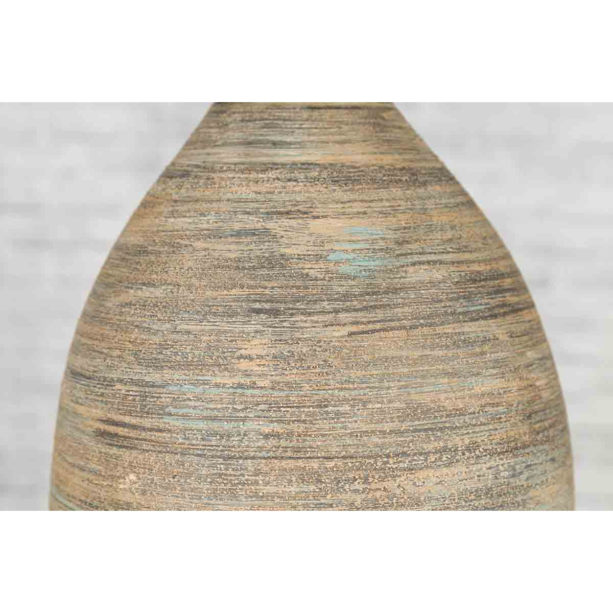 Northern Thai Chiang Mai Contemporary Textured Vase from the Prem Collection-6. Asian & Chinese Furniture, Art, Antiques, Vintage Home Décor for sale at FEA Home