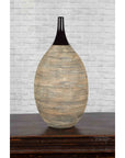 Northern Thai Chiang Mai Contemporary Textured Vase from the Prem Collection-2. Asian & Chinese Furniture, Art, Antiques, Vintage Home Décor for sale at FEA Home