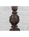Pair of Vintage Baroque Style Cast Bronze Candlesticks with Cherub Figures-8. Asian & Chinese Furniture, Art, Antiques, Vintage Home Décor for sale at FEA Home