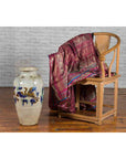 19th Century Martaban Vase with Blue, Green and Brown Bird Motifs and Loops-4. Asian & Chinese Furniture, Art, Antiques, Vintage Home Décor for sale at FEA Home