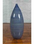 Large Thai Chiang Mai Contemporary Blue Tapered Vase from the Prem Collection-7. Asian & Chinese Furniture, Art, Antiques, Vintage Home Décor for sale at FEA Home