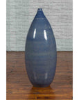 Large Thai Chiang Mai Contemporary Blue Tapered Vase from the Prem Collection-10. Asian & Chinese Furniture, Art, Antiques, Vintage Home Décor for sale at FEA Home