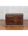 Chinese Qing Dynasty 19th Century Distressed Blanket Chest with Iron Fittings-3. Asian & Chinese Furniture, Art, Antiques, Vintage Home Décor for sale at FEA Home