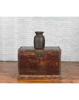 Chinese Qing Dynasty 19th Century Distressed Blanket Chest with Iron Fittings-4. Asian & Chinese Furniture, Art, Antiques, Vintage Home Décor for sale at FEA Home