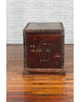 Chinese Qing Dynasty 19th Century Distressed Blanket Chest with Iron Fittings-6. Asian & Chinese Furniture, Art, Antiques, Vintage Home Décor for sale at FEA Home
