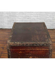 Chinese Qing Dynasty 19th Century Distressed Blanket Chest with Iron Fittings-7. Asian & Chinese Furniture, Art, Antiques, Vintage Home Décor for sale at FEA Home