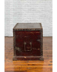 Chinese Qing Dynasty 19th Century Distressed Blanket Chest with Iron Fittings-9. Asian & Chinese Furniture, Art, Antiques, Vintage Home Décor for sale at FEA Home
