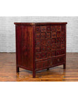 Chinese Qing Dynasty Period Apothecary Chest with 32 Drawers and Aged Patina-14. Asian & Chinese Furniture, Art, Antiques, Vintage Home Décor for sale at FEA Home