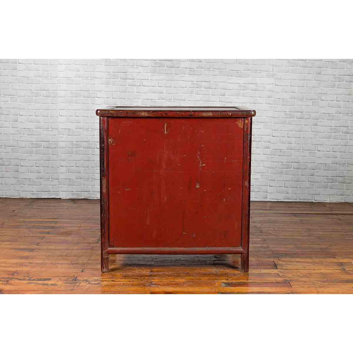 Chinese Qing Dynasty Period Apothecary Chest with 32 Drawers and Aged Patina-17. Asian & Chinese Furniture, Art, Antiques, Vintage Home Décor for sale at FEA Home