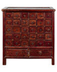 Chinese Qing Dynasty Period Apothecary Chest with 32 Drawers and Aged Patina-1. Asian & Chinese Furniture, Art, Antiques, Vintage Home Décor for sale at FEA Home