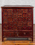 Chinese Qing Dynasty Period Apothecary Chest with 32 Drawers and Aged Patina-2. Asian & Chinese Furniture, Art, Antiques, Vintage Home Décor for sale at FEA Home