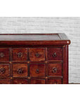Chinese Qing Dynasty Period Apothecary Chest with 32 Drawers and Aged Patina-8. Asian & Chinese Furniture, Art, Antiques, Vintage Home Décor for sale at FEA Home