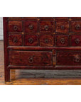 Chinese Qing Dynasty Period Apothecary Chest with 32 Drawers and Aged Patina-10. Asian & Chinese Furniture, Art, Antiques, Vintage Home Décor for sale at FEA Home