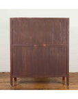 Chinese Early 20th Century Red Lacquered Display Cabinet with Three Drawers-13. Asian & Chinese Furniture, Art, Antiques, Vintage Home Décor for sale at FEA Home