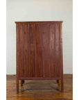 Chinese Qing Dynasty 19th Century Tapered Cabinet with Round Medallion Hardware-13. Asian & Chinese Furniture, Art, Antiques, Vintage Home Décor for sale at FEA Home