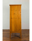 Chinese Qing Dynasty 19th Century Tapered Cabinet with Round Medallion Hardware-14. Asian & Chinese Furniture, Art, Antiques, Vintage Home Décor for sale at FEA Home
