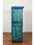 Large 19th Century Royal Teal Cabinet-15. Asian & Chinese Furniture, Art, Antiques, Vintage Home Décor for sale at FEA Home