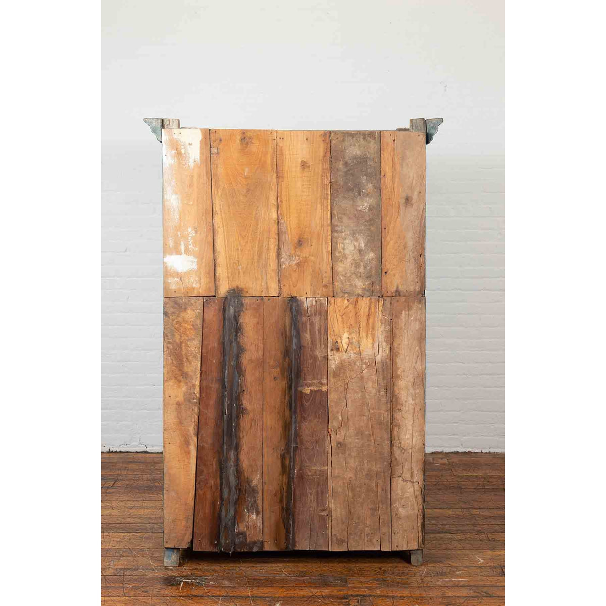 Large 19th Century Royal Teal Cabinet-16. Asian & Chinese Furniture, Art, Antiques, Vintage Home Décor for sale at FEA Home