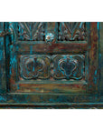 Large 19th Century Royal Teal Cabinet-10. Asian & Chinese Furniture, Art, Antiques, Vintage Home Décor for sale at FEA Home