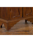Indonesian Early 20th Century Carved Teak Wood Cabinet with Molded Cartouches-13. Asian & Chinese Furniture, Art, Antiques, Vintage Home Décor for sale at FEA Home