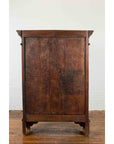 Indonesian Early 20th Century Carved Teak Wood Cabinet with Molded Cartouches-15. Asian & Chinese Furniture, Art, Antiques, Vintage Home Décor for sale at FEA Home